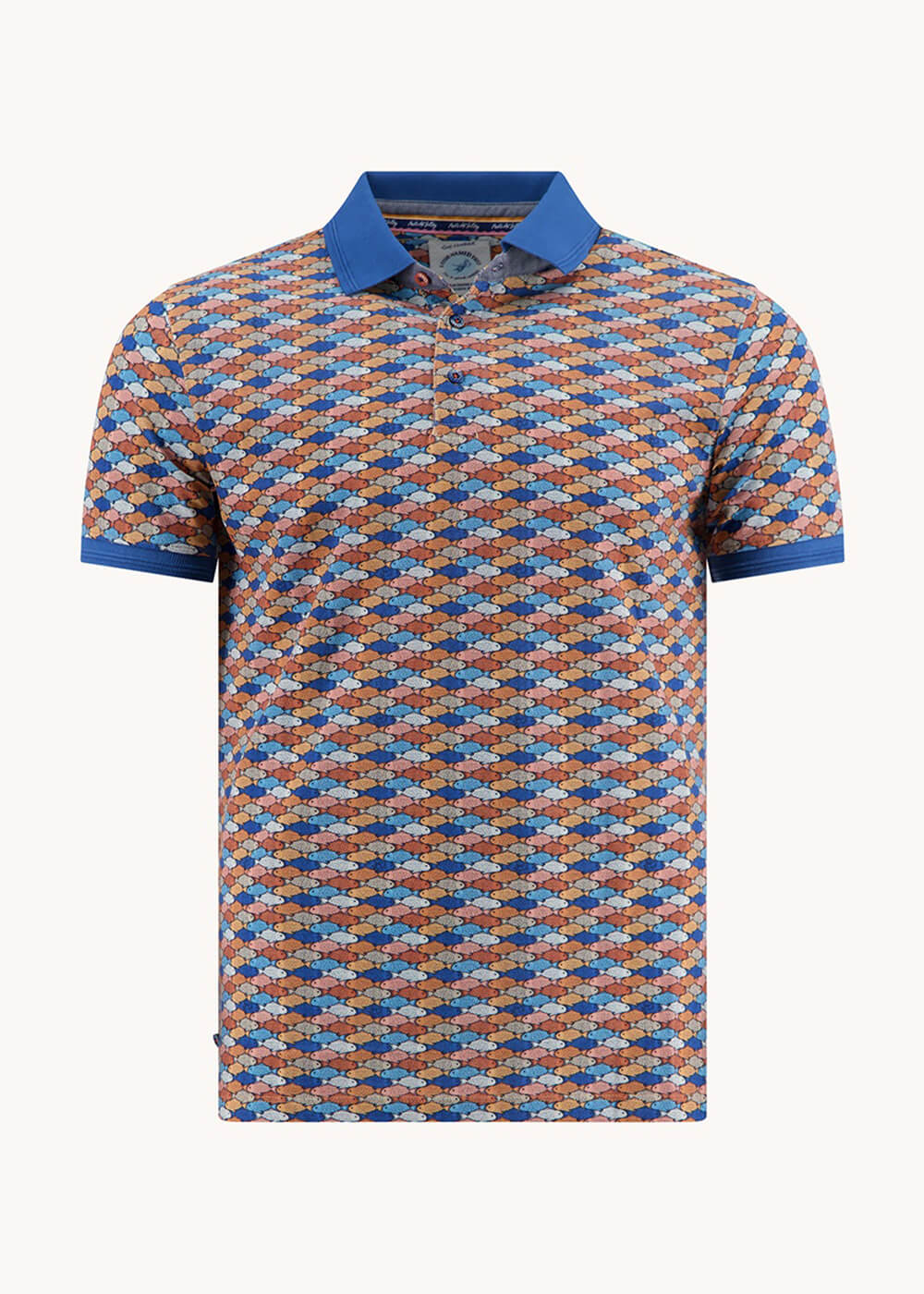 A Fish Named Fred Graphic Fish Polo Multicolour – Succubus